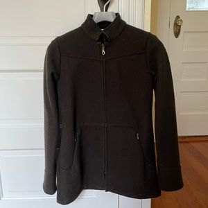 Ibex Merino Wool Tunic Jacket Brown